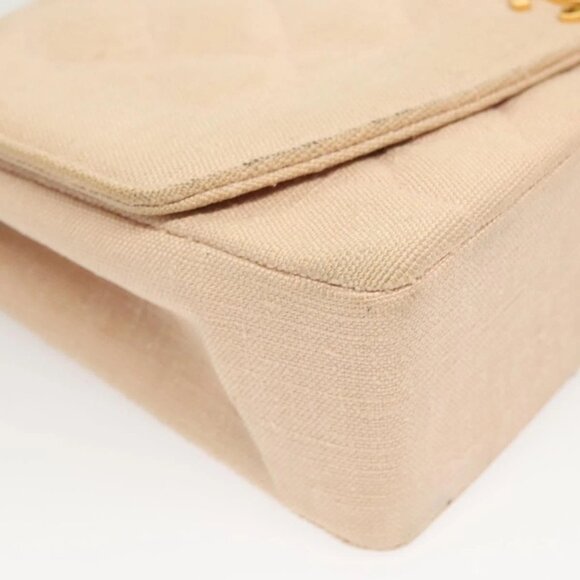 CHANEL Matelasse Chain Diana Shoulder Bag Canvas Pink CC Auth 120753 - Picture 5 of 16